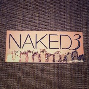 Urban Decay Naked3 eye shadow palette.